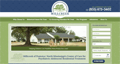 Desktop Screenshot of millcreekofpontotoc.com