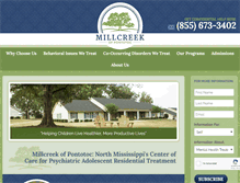 Tablet Screenshot of millcreekofpontotoc.com